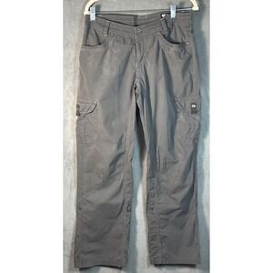 Kuhl Mountain Culture Women's Size 8 Gray Cargo Pants Outerwear‎ Hiking Outdoors